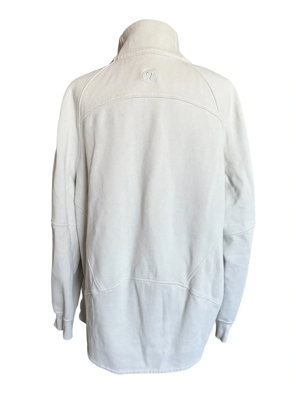 Lululemon Cream Scuba Zip Up Jacket XL/XXL